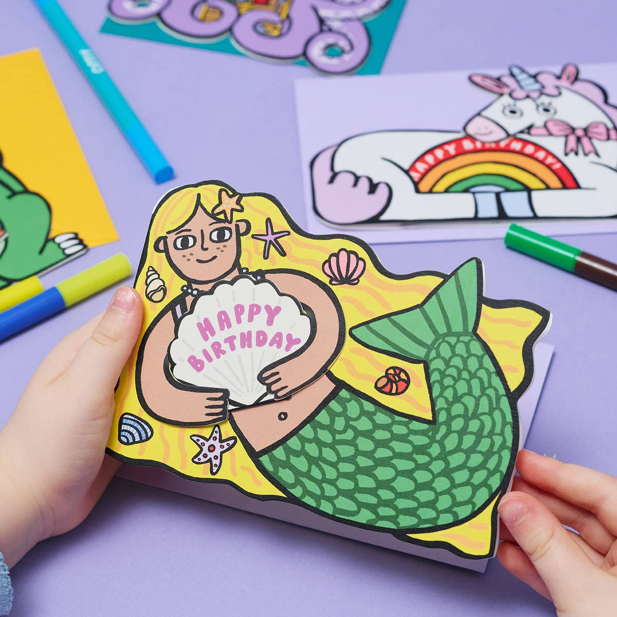 Birthday Card | Mermaid With Mini