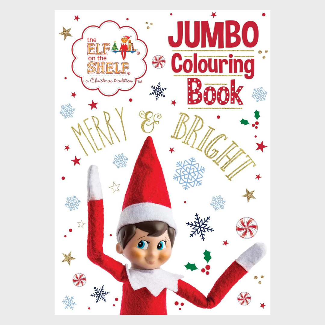 ELF ON THE SHELF | JUMBO COLOURING BOOK