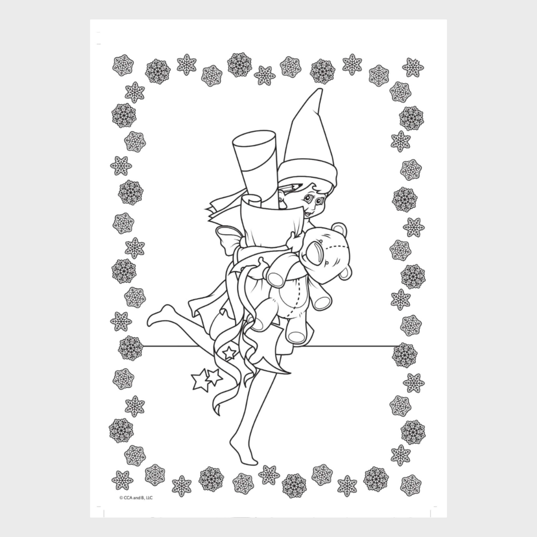 ELF ON THE SHELF | JUMBO COLOURING BOOK