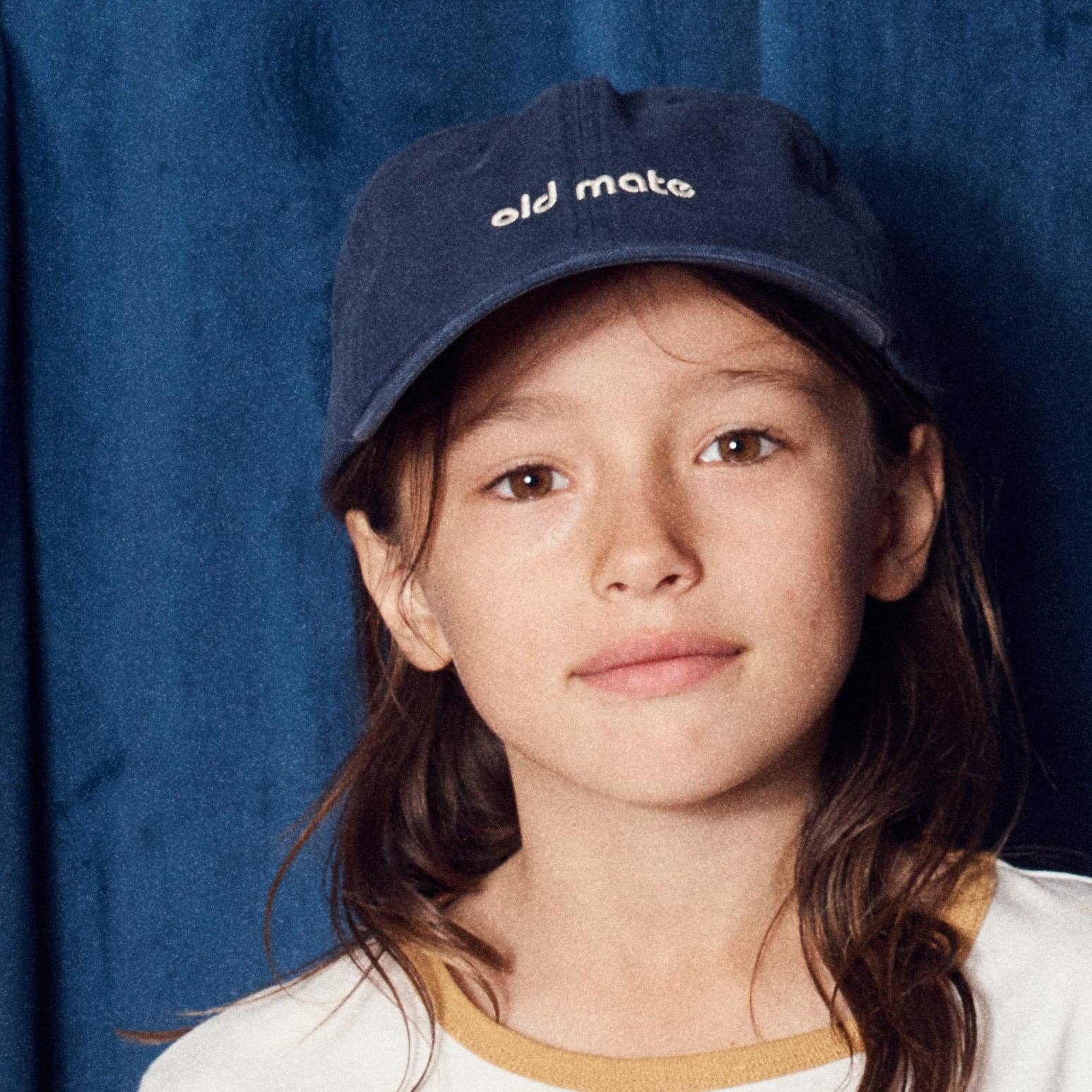 Old Mate Baby Washed Baseball Cap | Navy