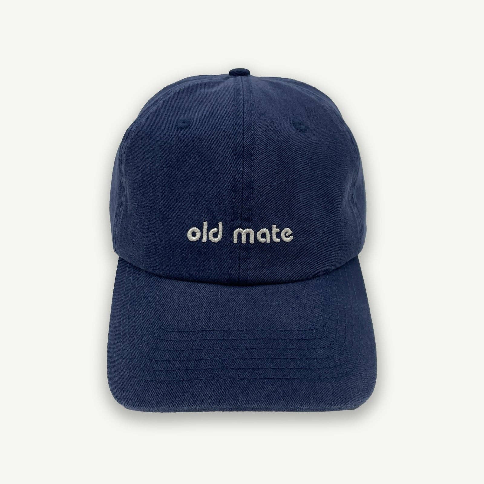Old Mate Washed Baseball Cap | Navy