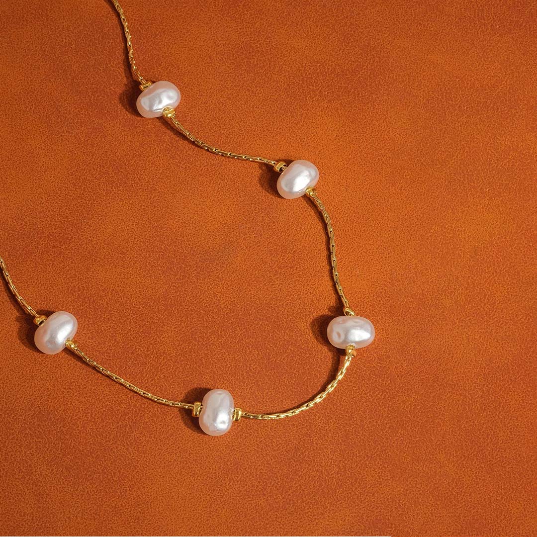 Ida Petite Pearl Bracelet| 18K Yellow Gold