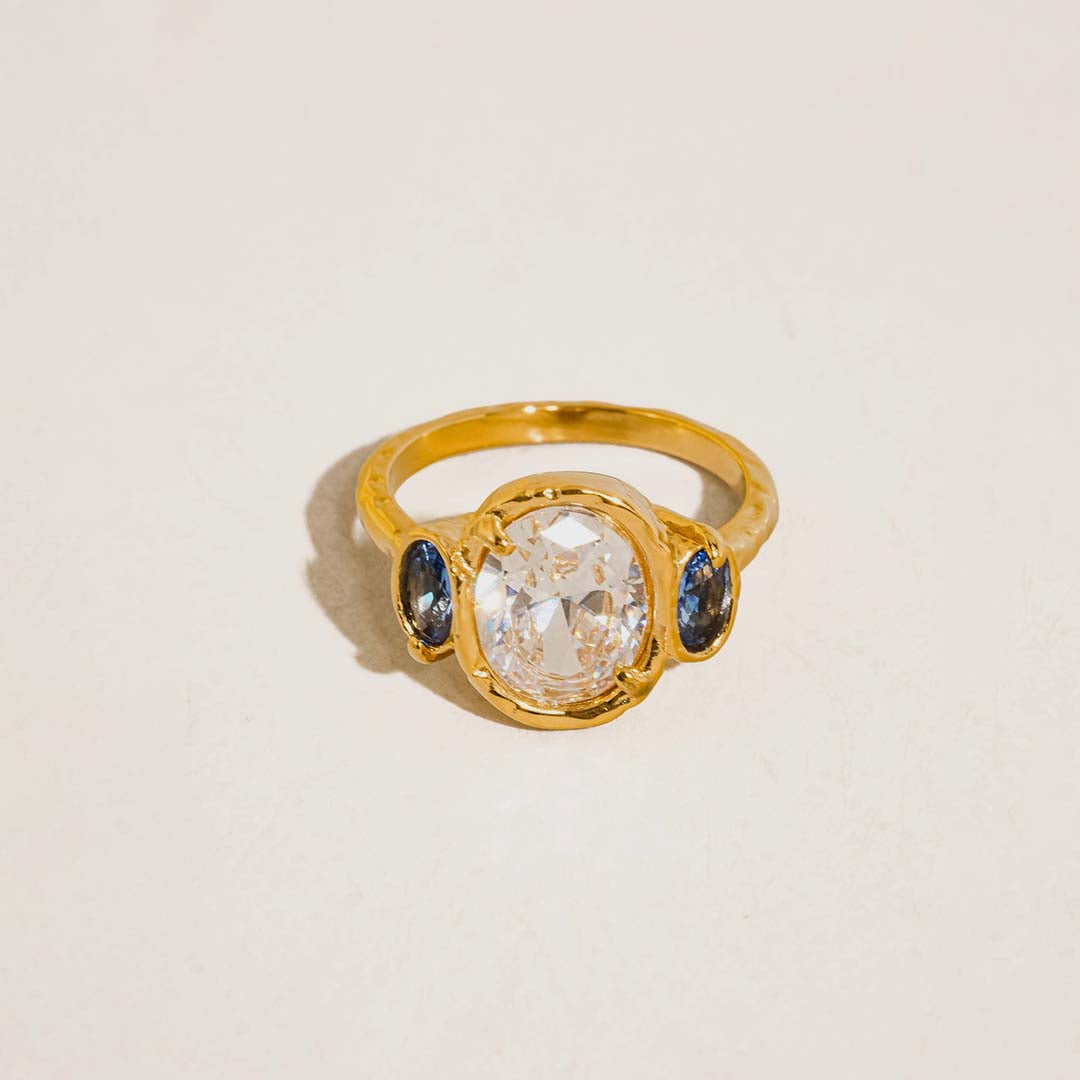 Chamonix Vintage Statement Trio Ring | 18K Gold