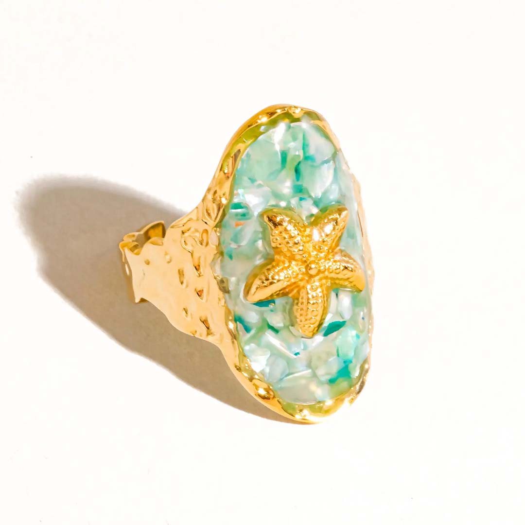 Keshet Starfish Ring | Gold