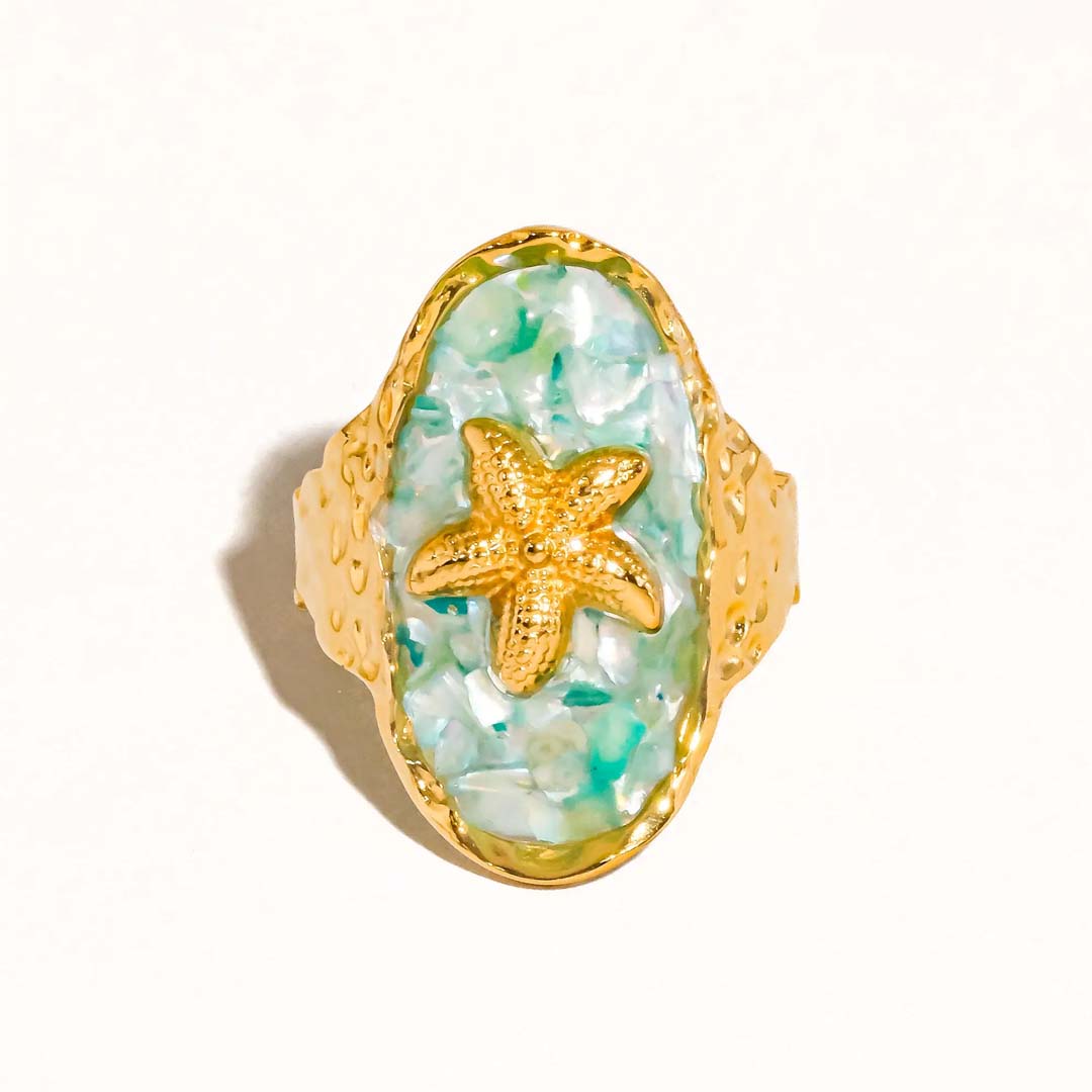 Keshet Starfish Ring | Gold