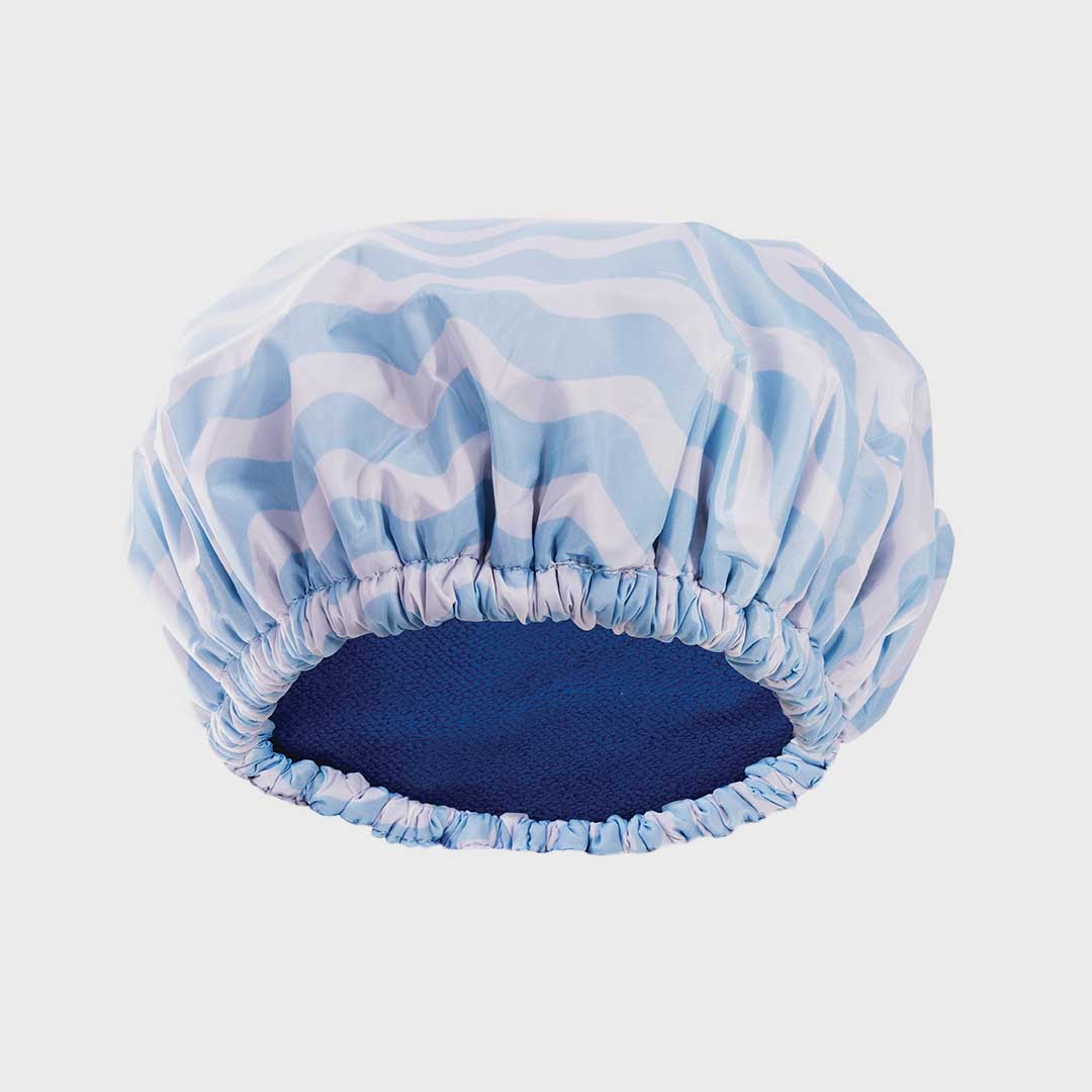 2 in 1 Shower Cap | Blue