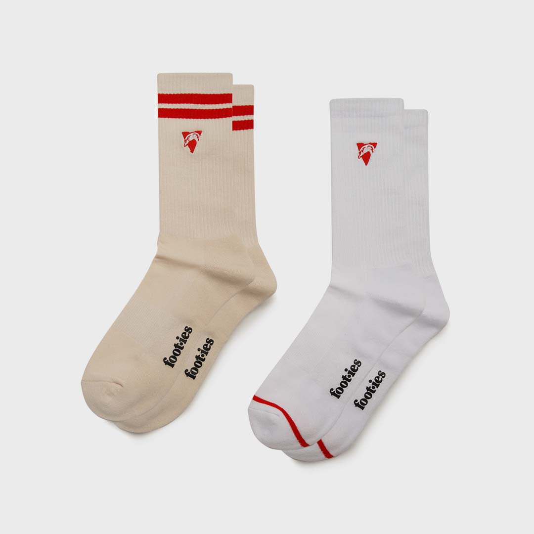 Sneaker Sock 2 Pack | Sydney Swans