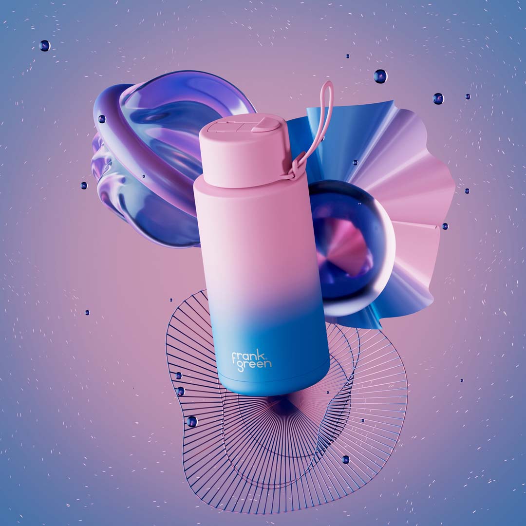 CERAMIC REUSABLE BOTTLE (1 LITRE) | WILD ORCHID