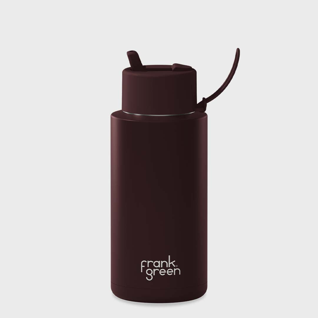 Ceramic Reusable Bottle (1 Litre) | Chocolate