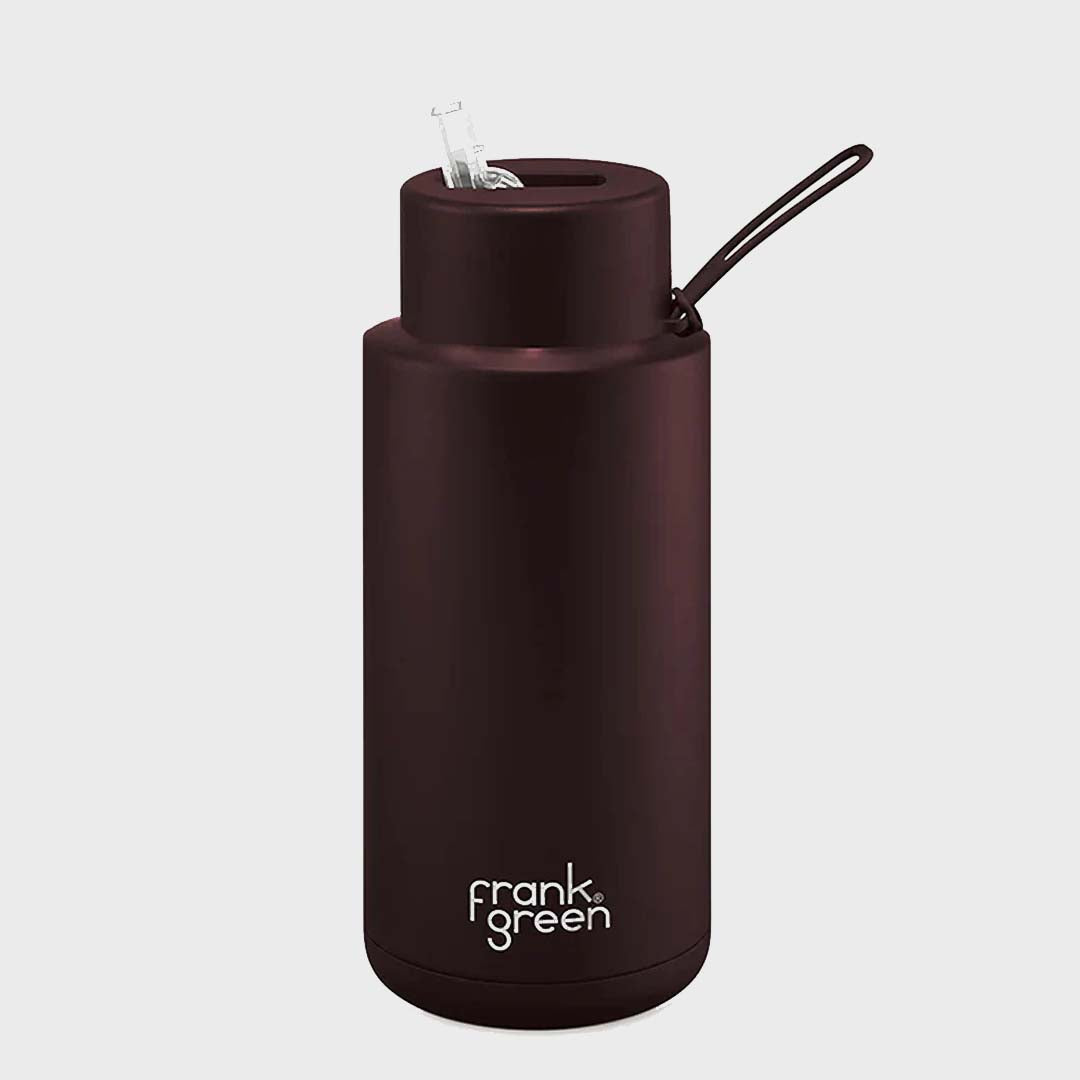 CERAMIC REUSABLE BOTTLE (1 LITRE) | CHOCOLATE