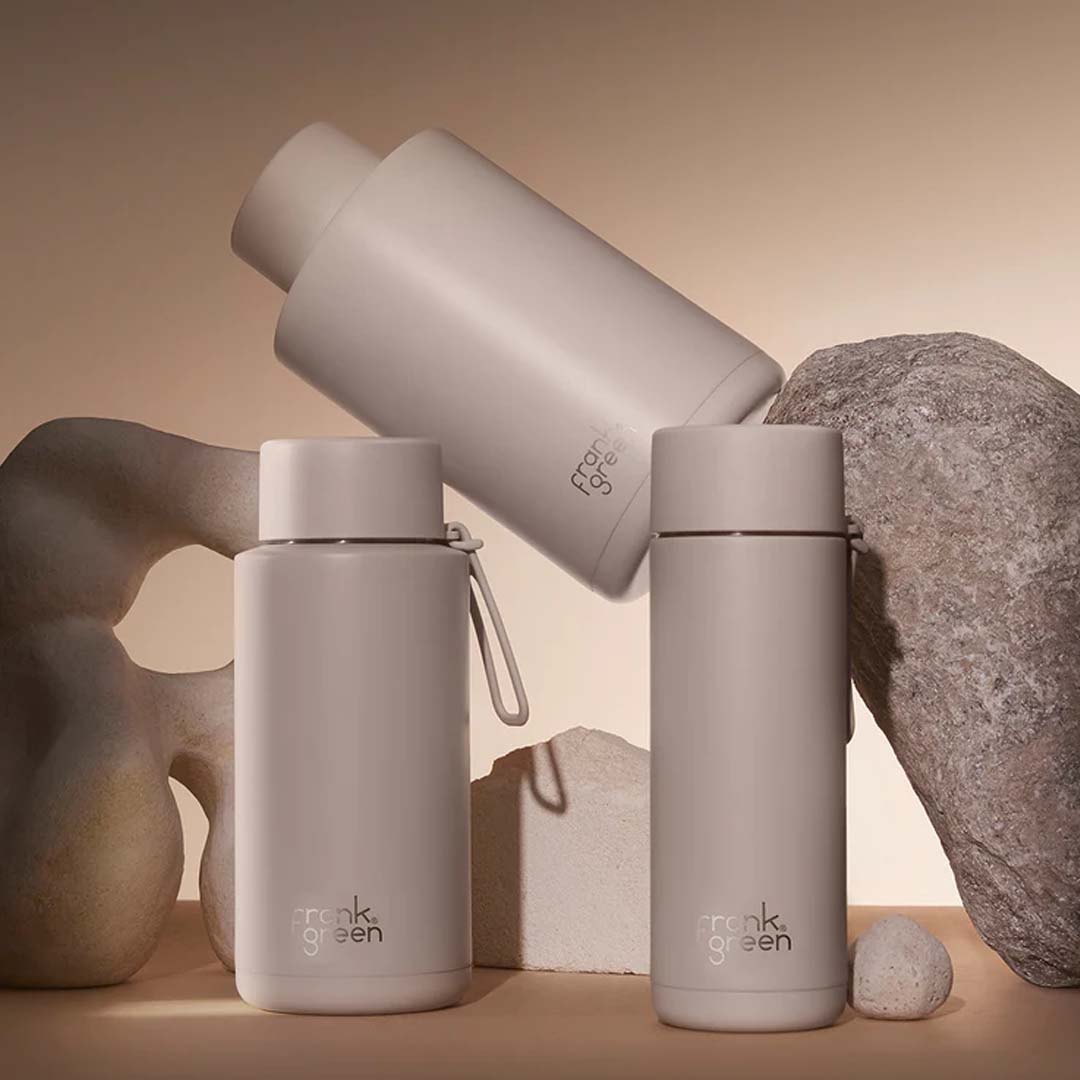 CERAMIC REUSABLE BOTTLE (595ML) | MOON DUST