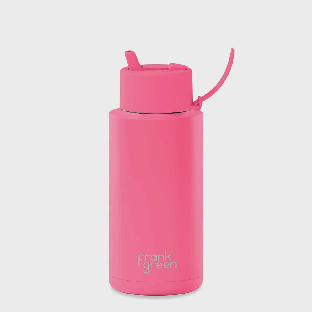 Ceramic Reusable Bottle (1 Litre) | Bubblegum Blast