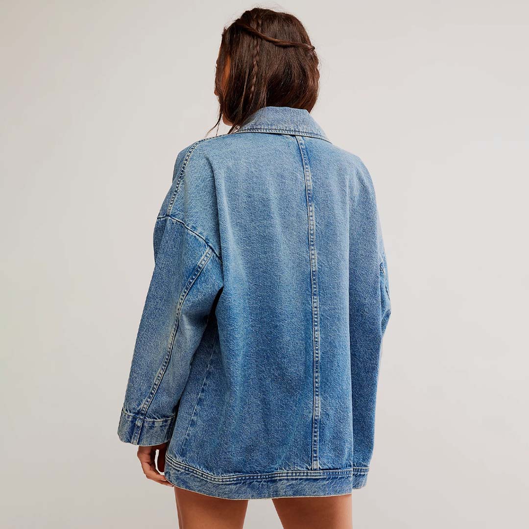 AVERY DENIM JACKET | GO THE BLUES