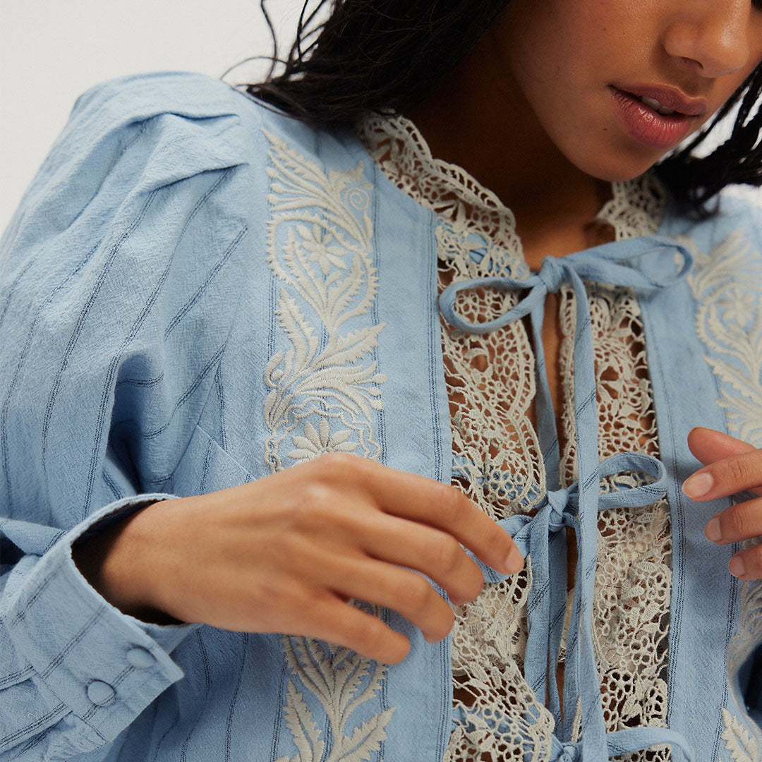 Bali Jude Top | Chambray