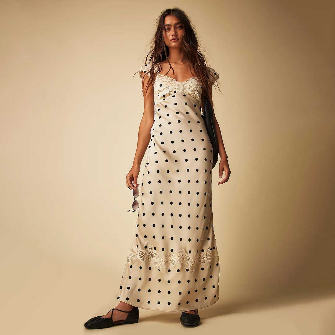 Butterfly Babe Midi Dress | Tea Combo