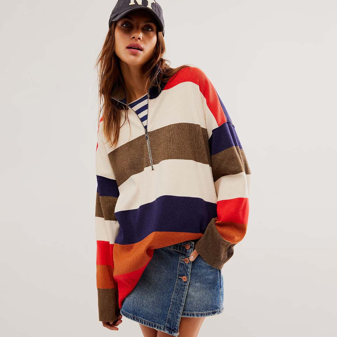 COASTAL STRIPE PULLOVER | SET SAIL COMBO