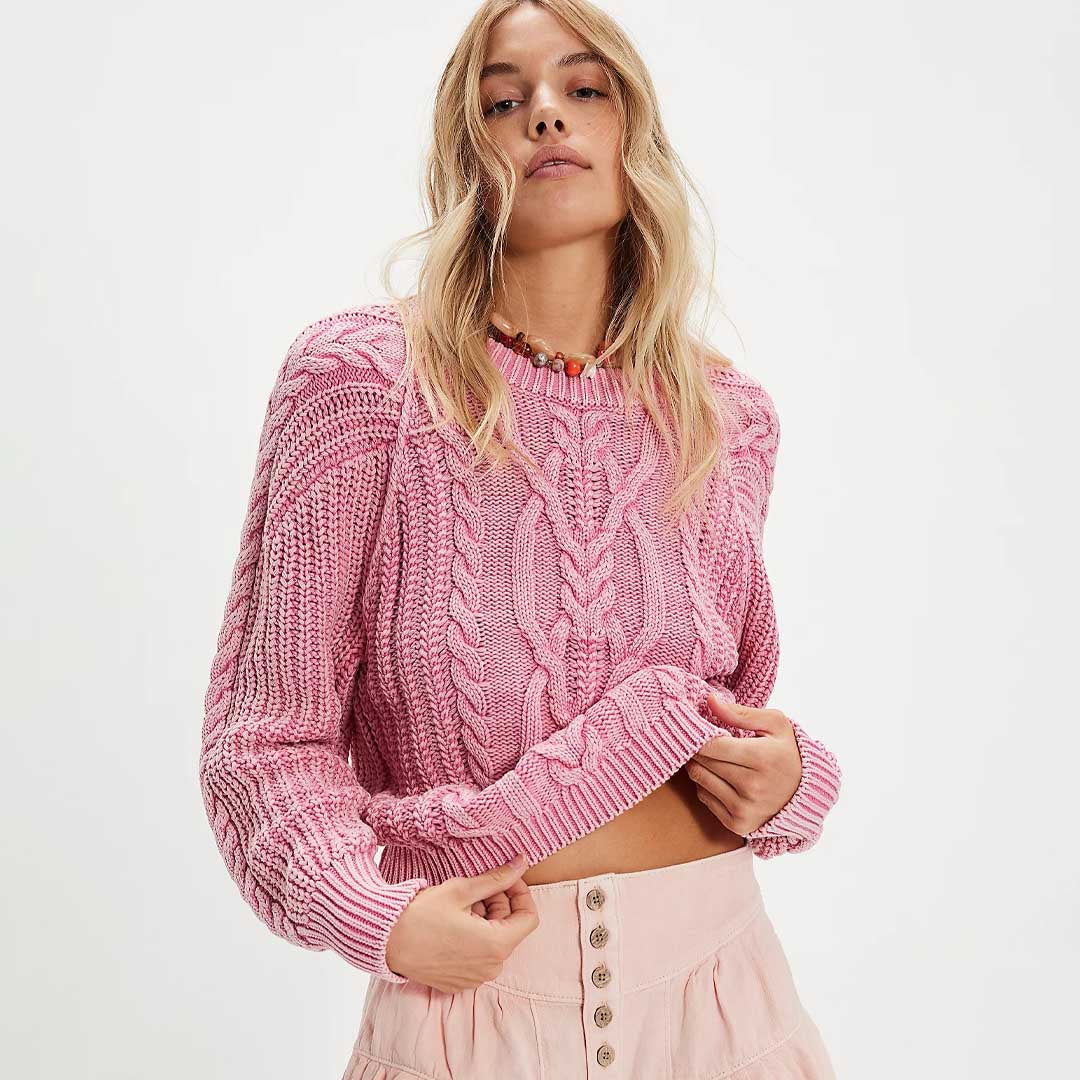 Frankie Cable Sweater | Gumdrop