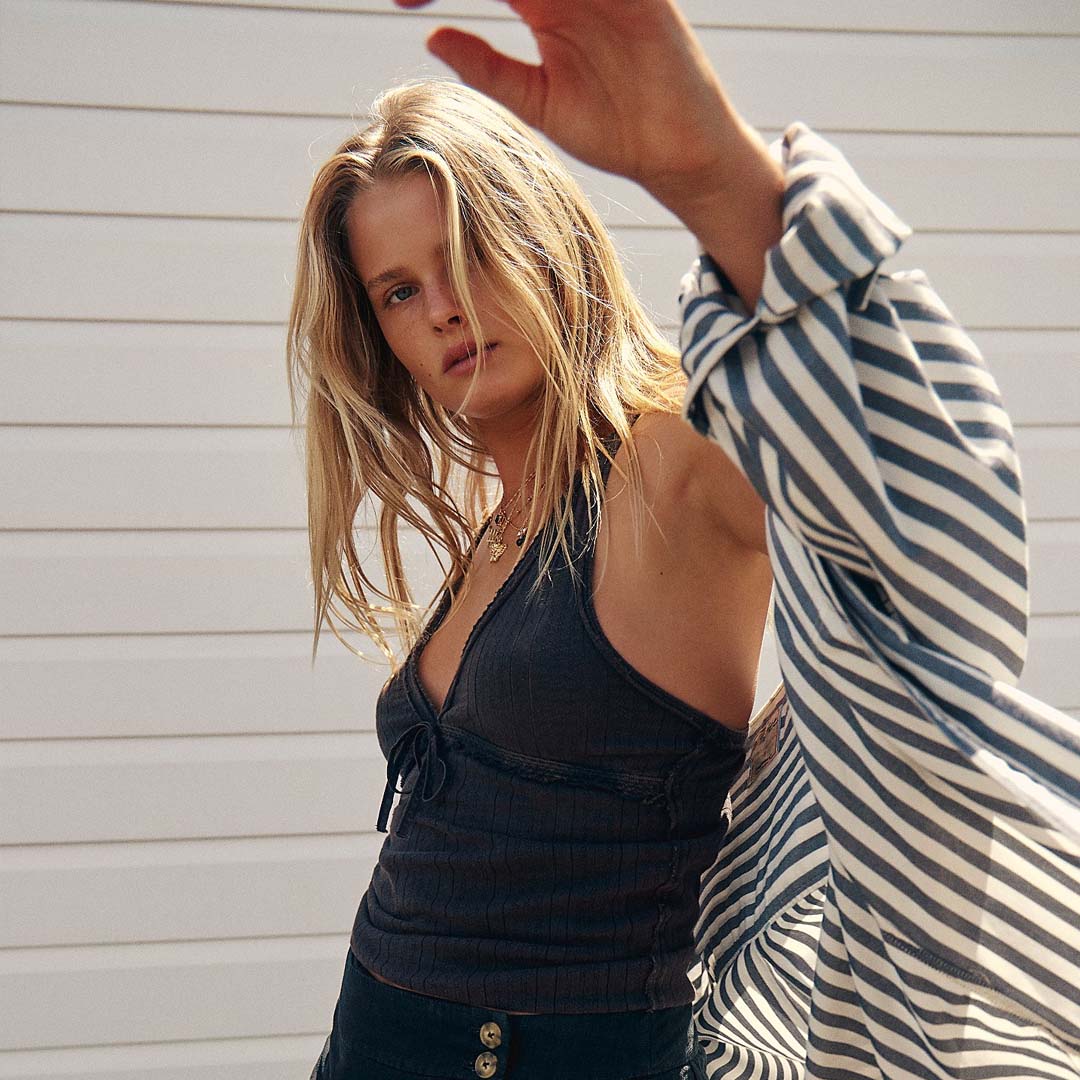 FREDDIE STRIPED SHIRT | NAUTICAL NAVY