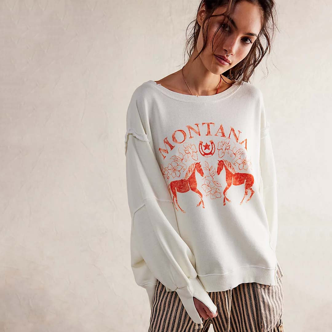 GRAPHIC CAMDEN PULLOVER | COCONUT COMBO