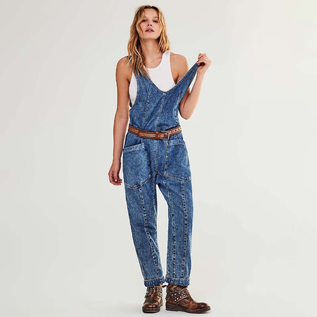 HIGH ROLLER JUMPSUIT | SAPPHIRE BLUE