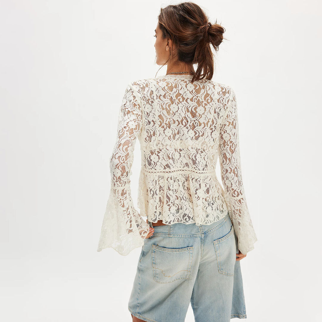 Whispering Love Lace Top | Tofu