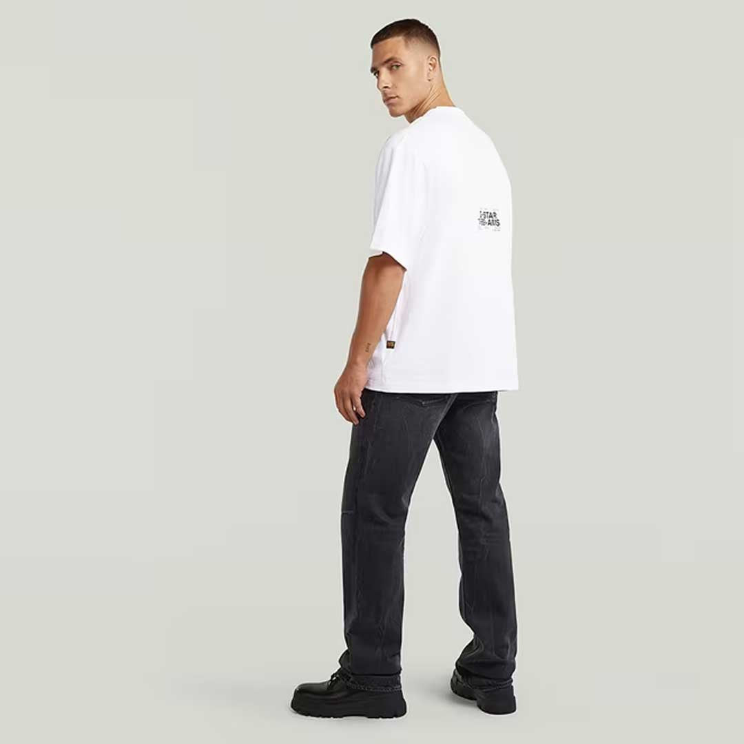 Badge Boxy T-Shirt | White