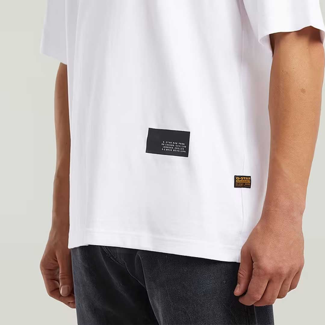 Badge Boxy T-Shirt | White