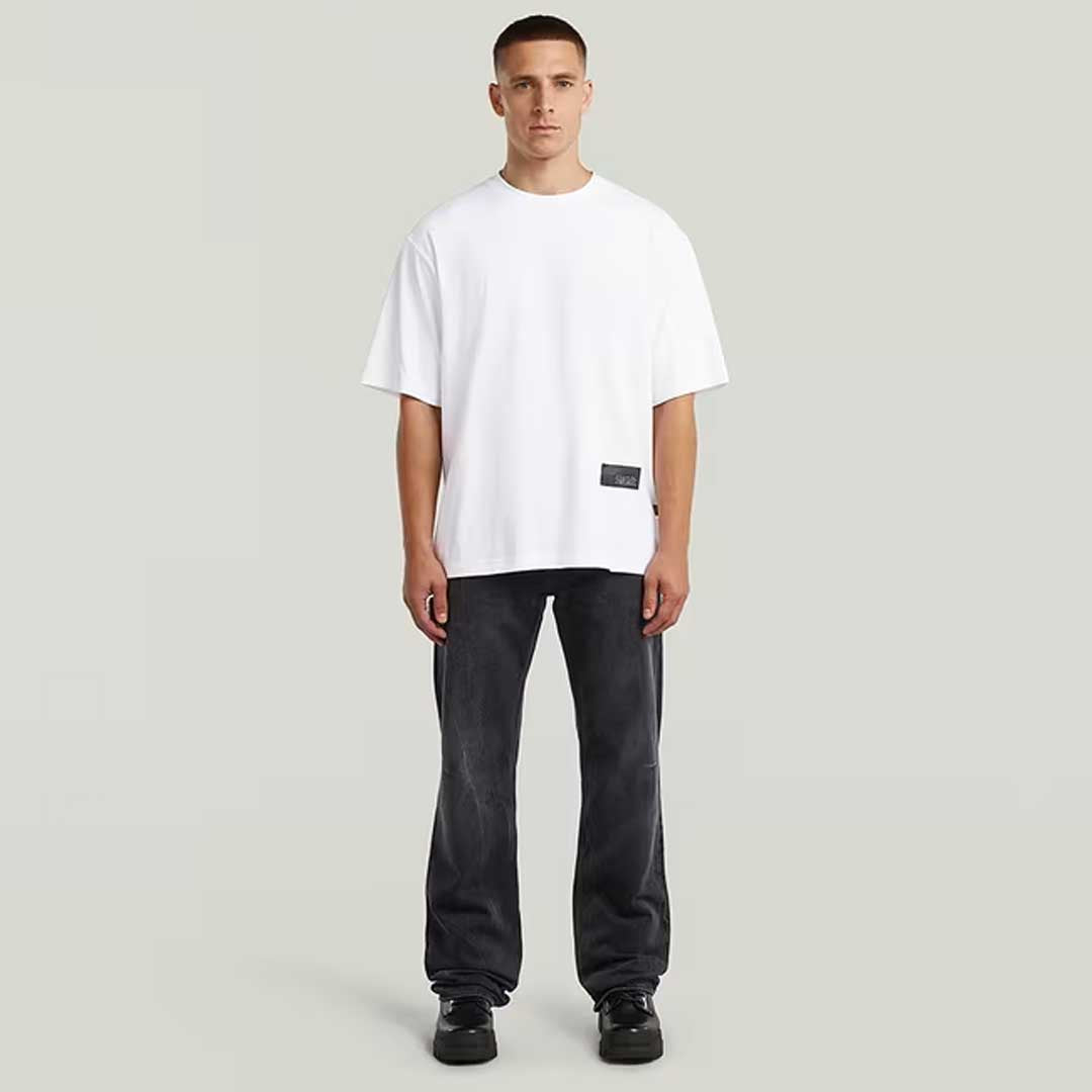 Badge Boxy T-Shirt | White