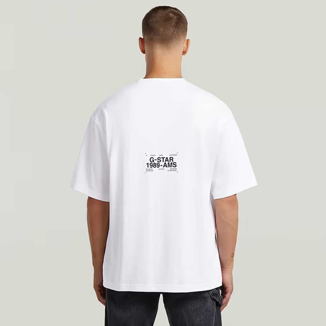 Badge Boxy T-Shirt | White