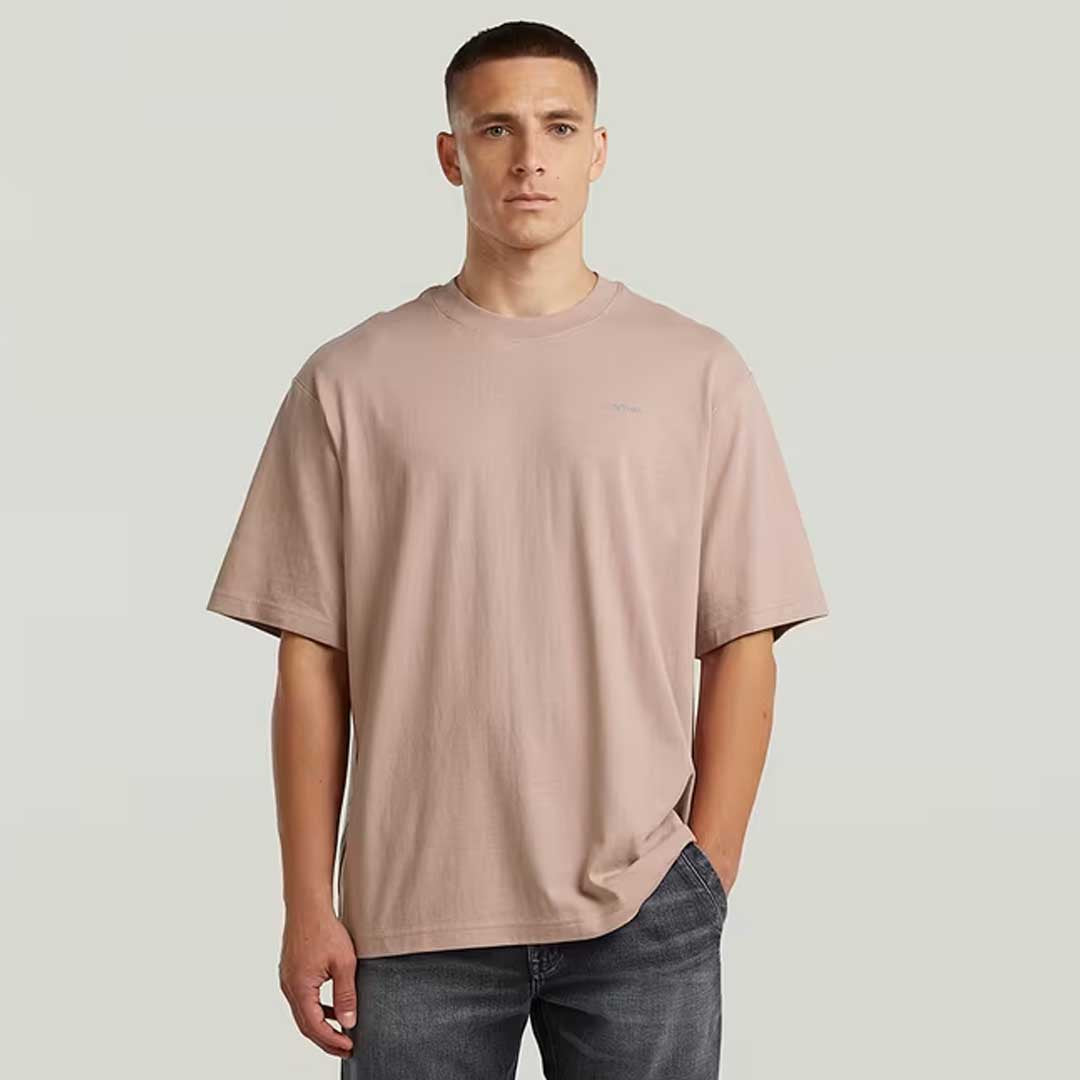 Boxy Base T-Shirt | Berry Mist