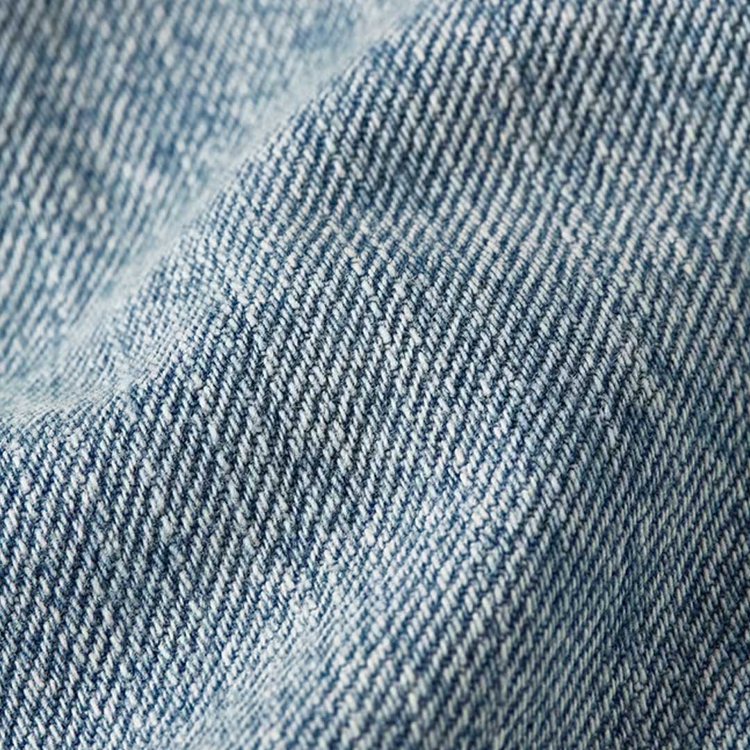 Boxy Fit Overshirt | Sun Faded Pacific Blue