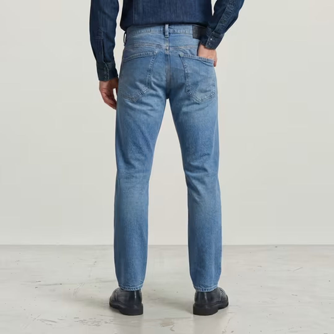 Mosa Straight Jean | Sun Faded Blue