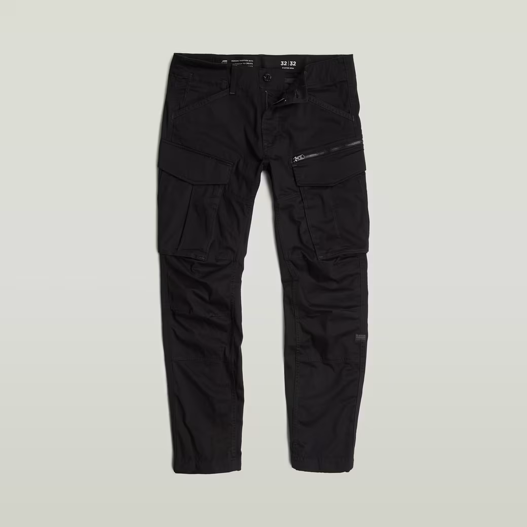 Rovic Zip 3D Regular Tapered | Dark Black