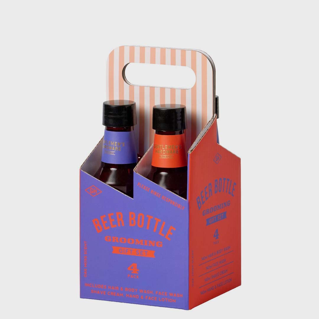 Beer Bottle Grooming Gift Set