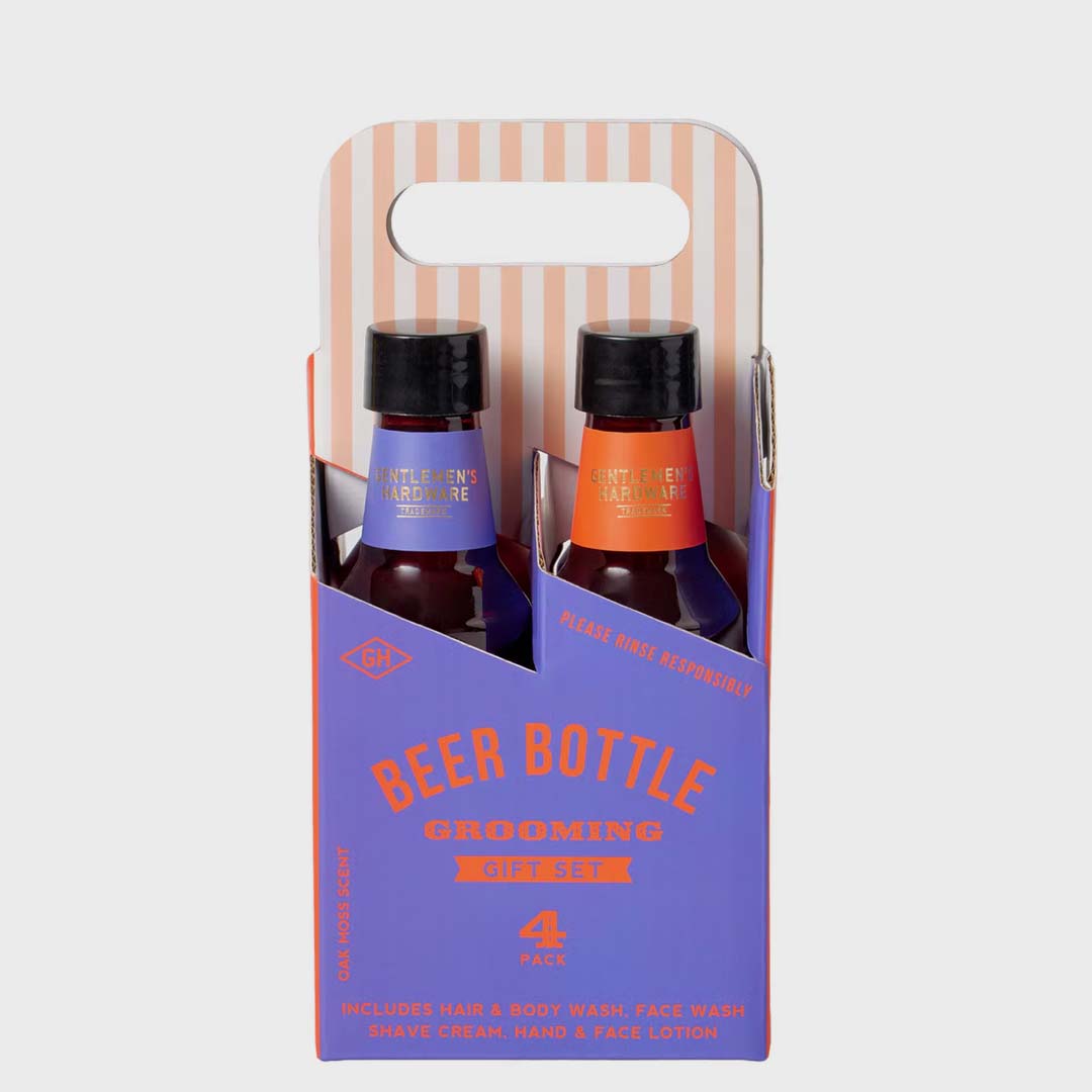 Beer Bottle Grooming Gift Set