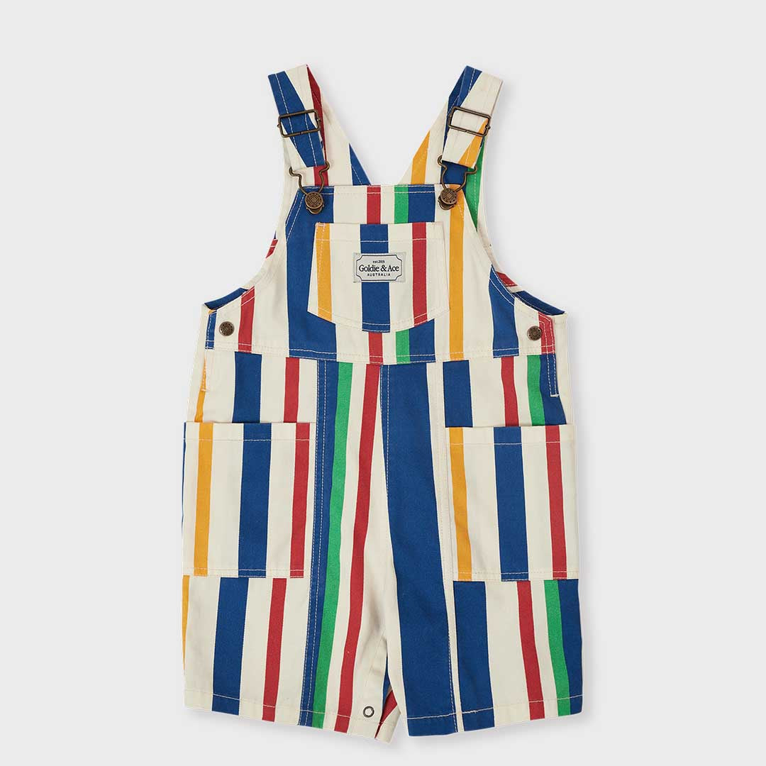 James Denim Overalls | 90's Bold Stripe
