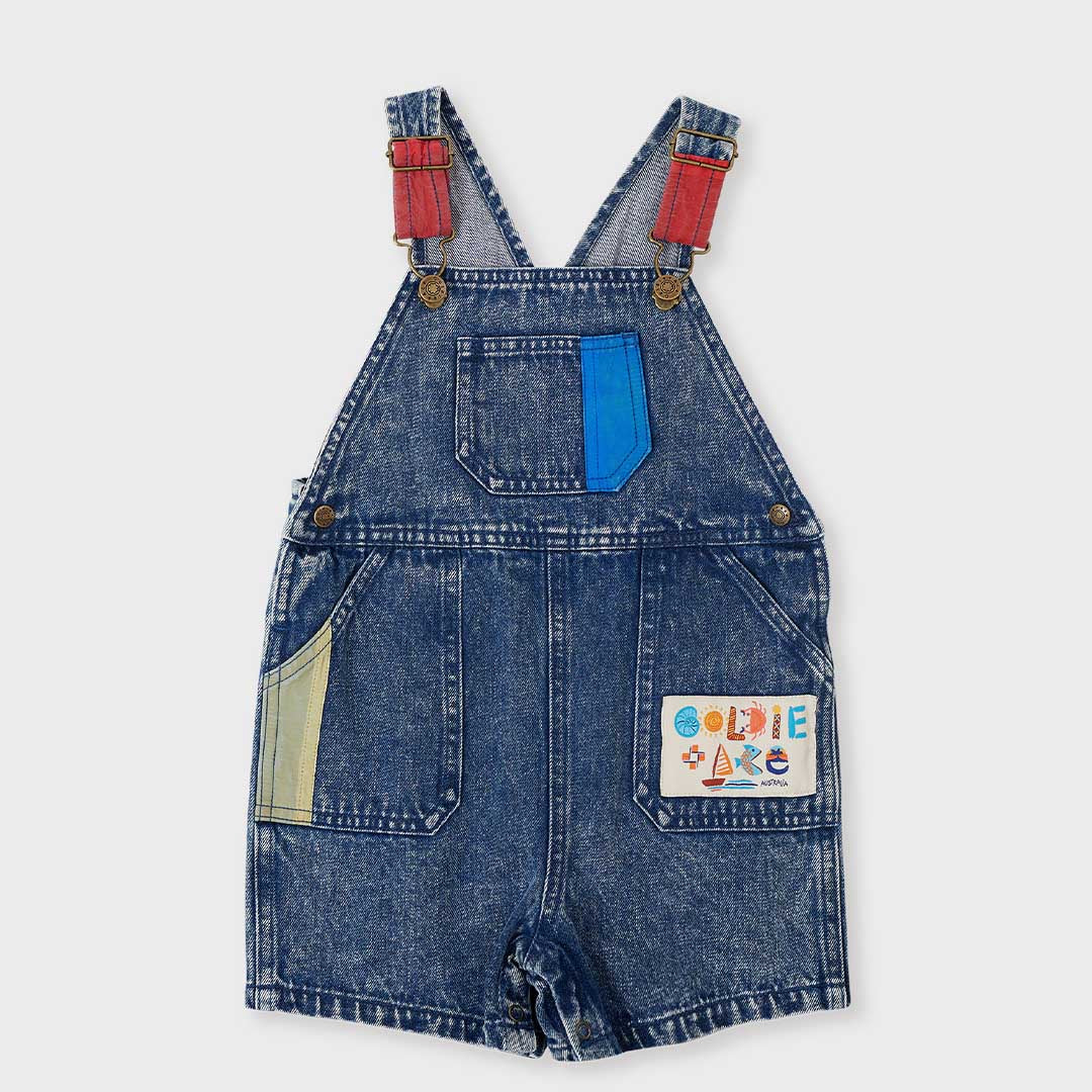 Burton Denim Overalls | Primary Pop
