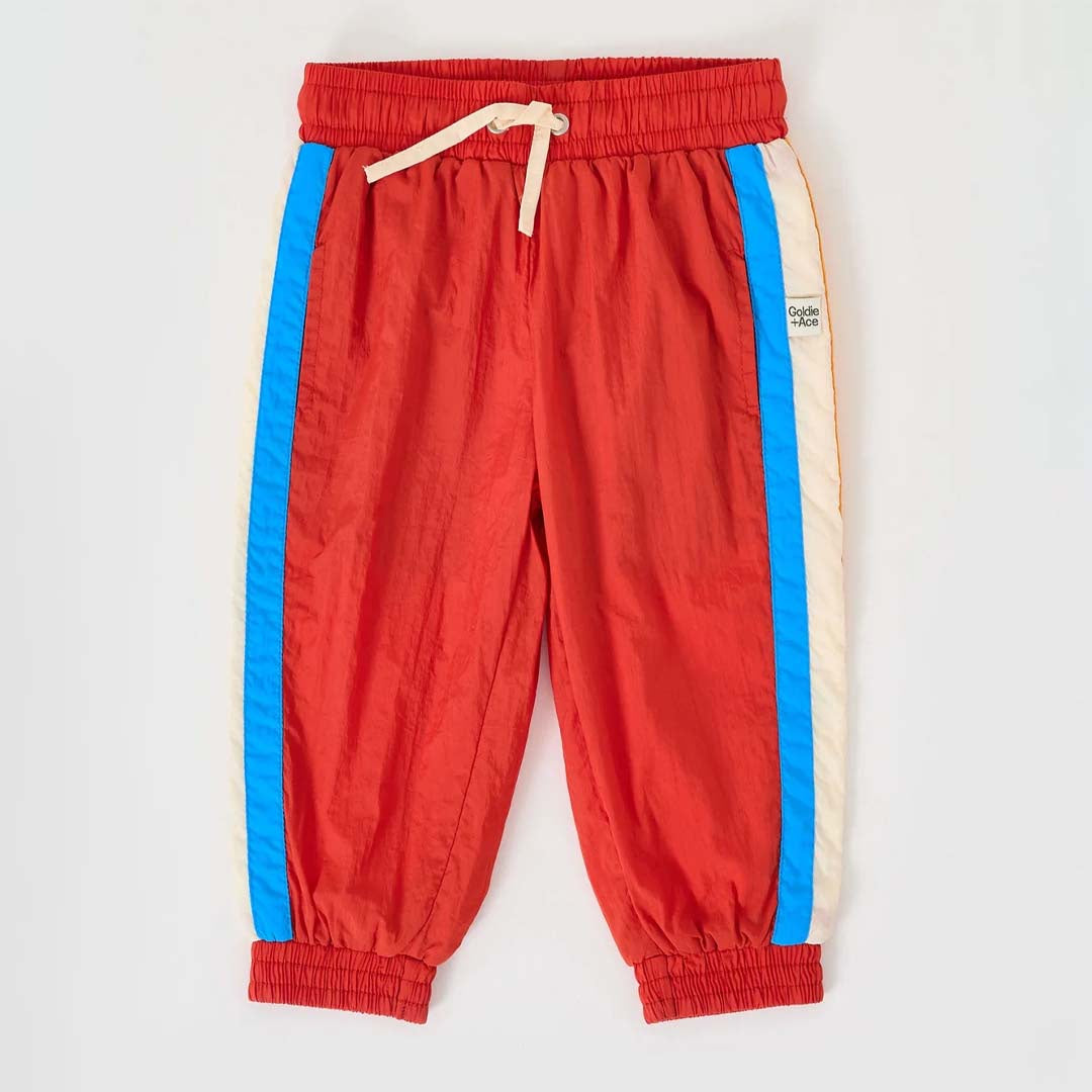 RETRO LIGHTWEIGHT SPORTY PANTS | RED