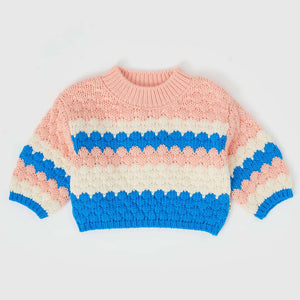 Goldie And Ace Dylan Hood Sweater - Peach