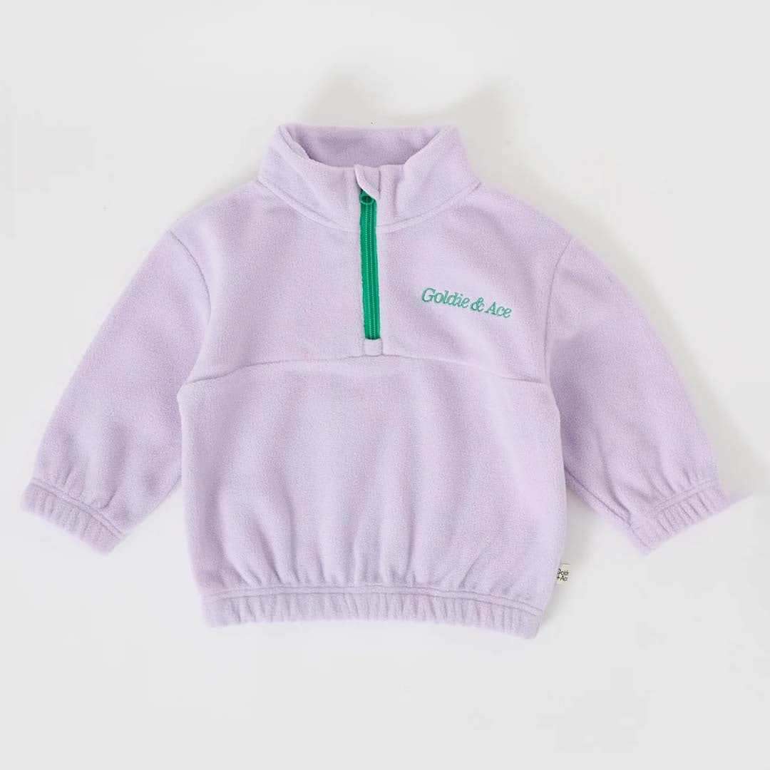 BOBBI POLAR FLEECE SWEATER | LILAC