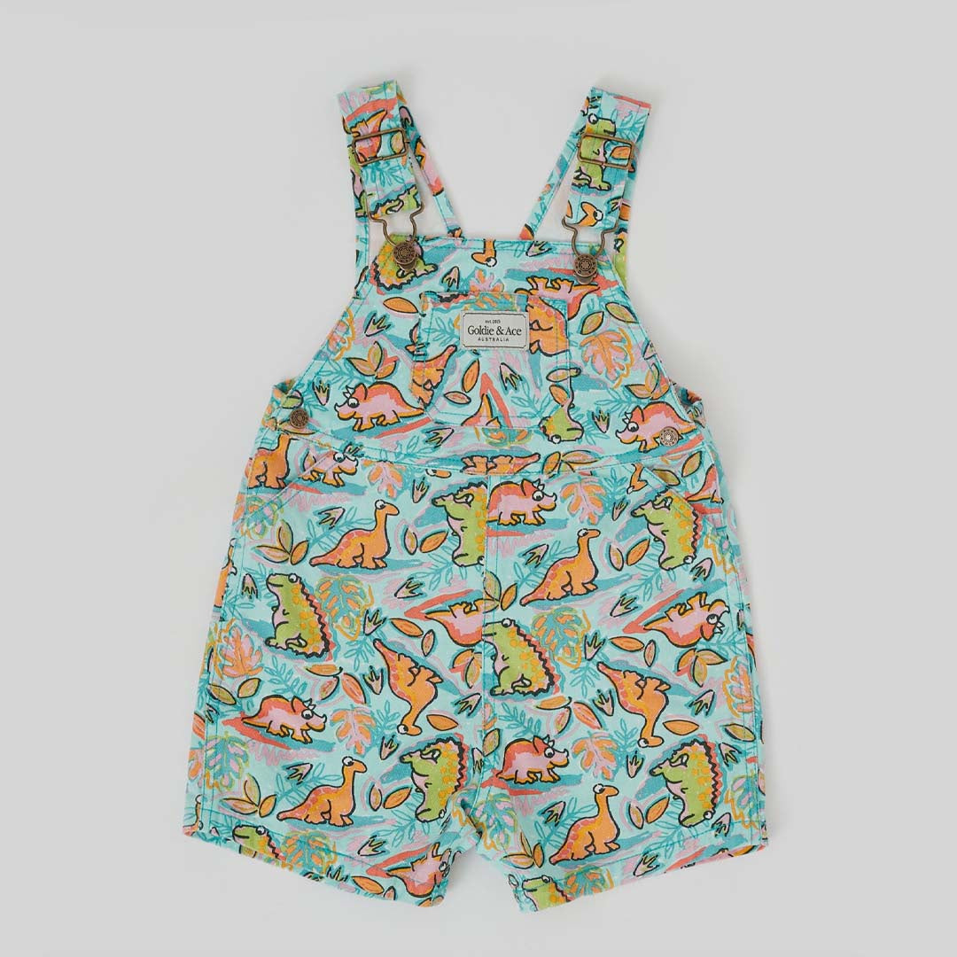 BURTON DINO JUNGLE DENIM OVERALLS