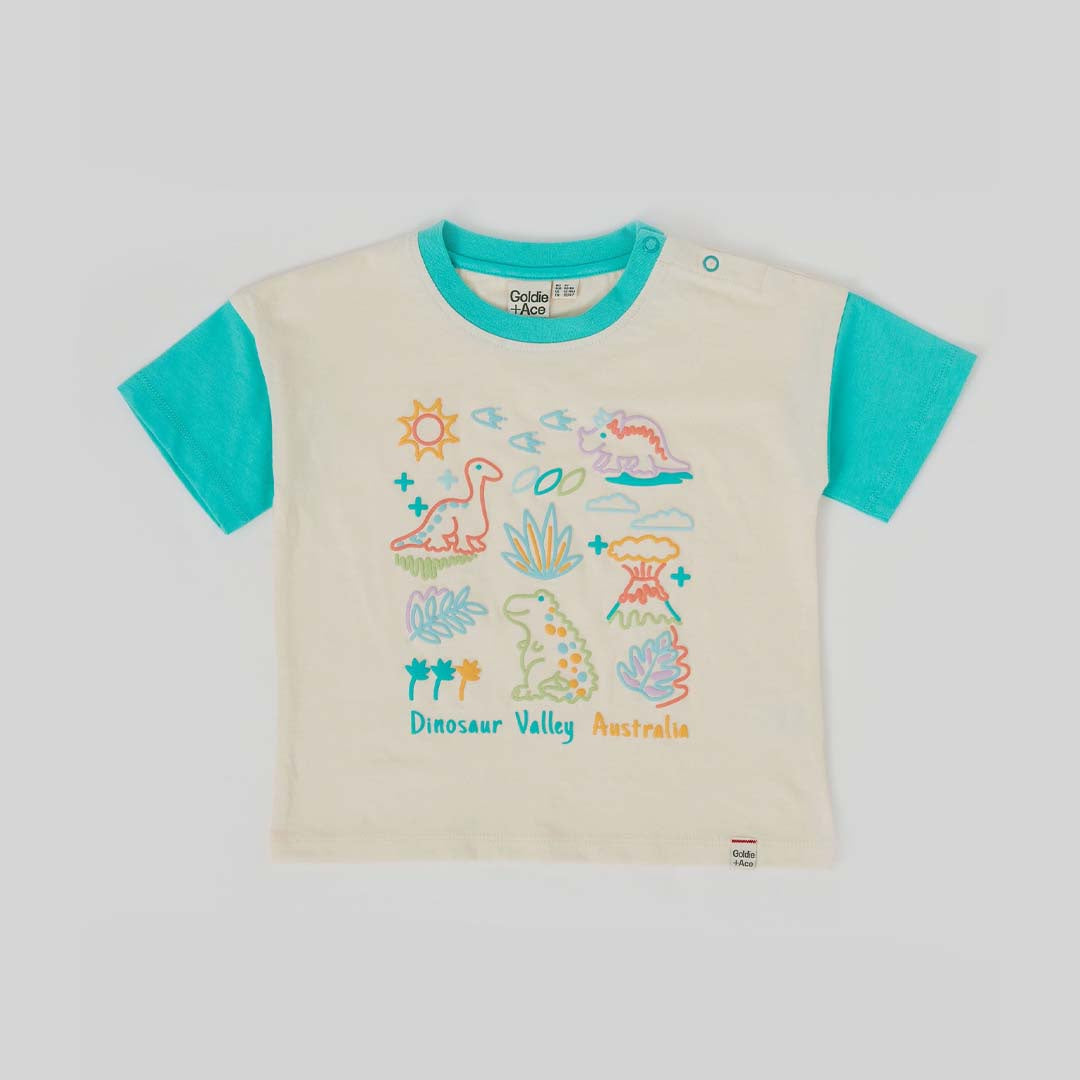 DINOSAUR VALLEY PUFF PRINT T-SHIRT