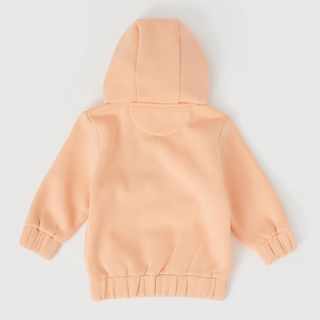 DYLAN HOODED SWEATER | PEACH