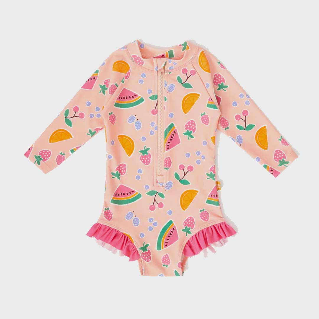 LONG SLEEVE SWIMSUIT | FRUIT SALAD