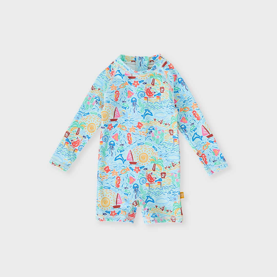 Summer Bay Swimsuit | Light Blue