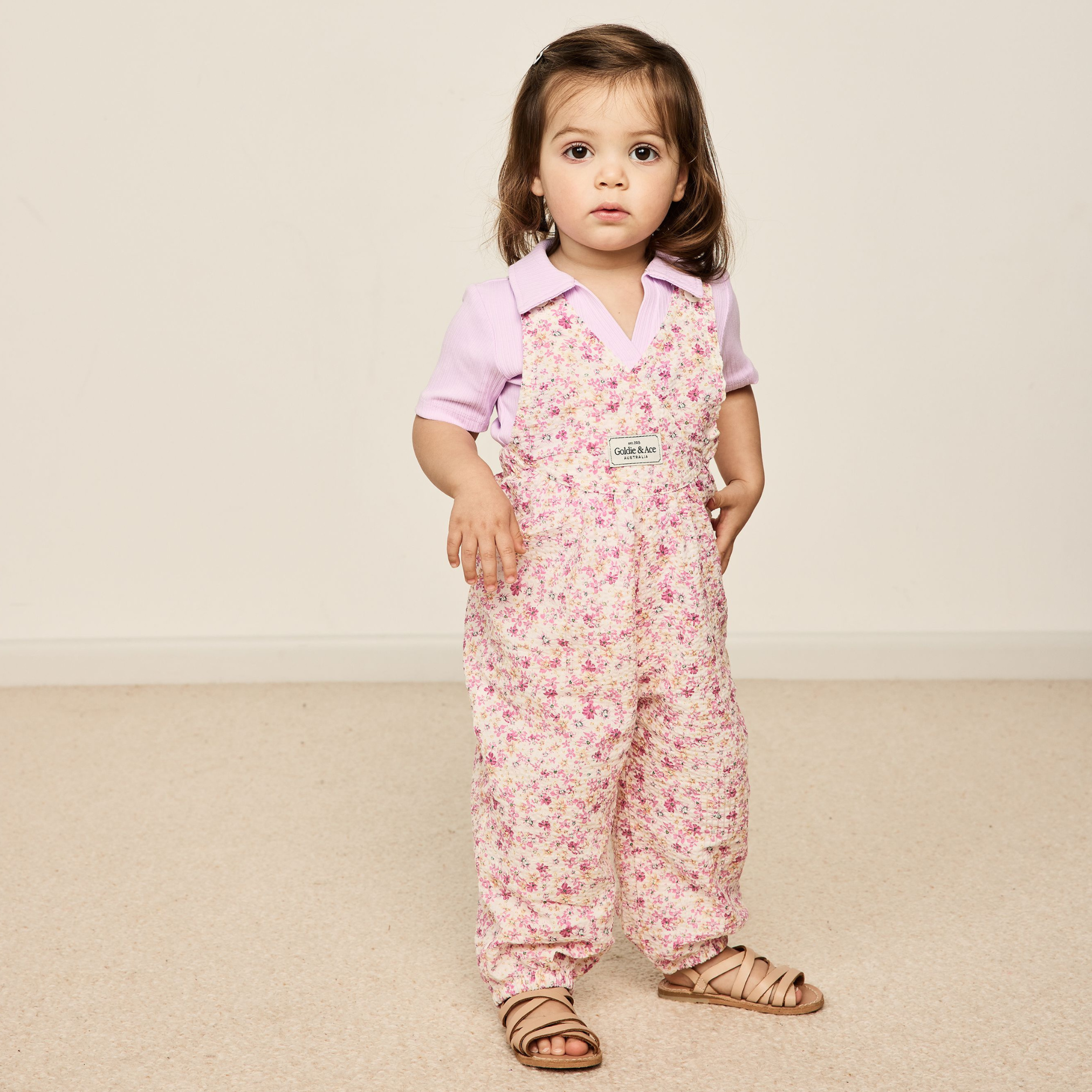 TILLY OVERALLS | PINK FLORAL