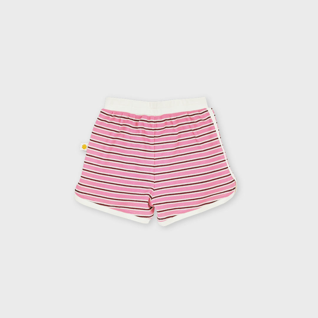 Waffle Shorts | Pink — product view