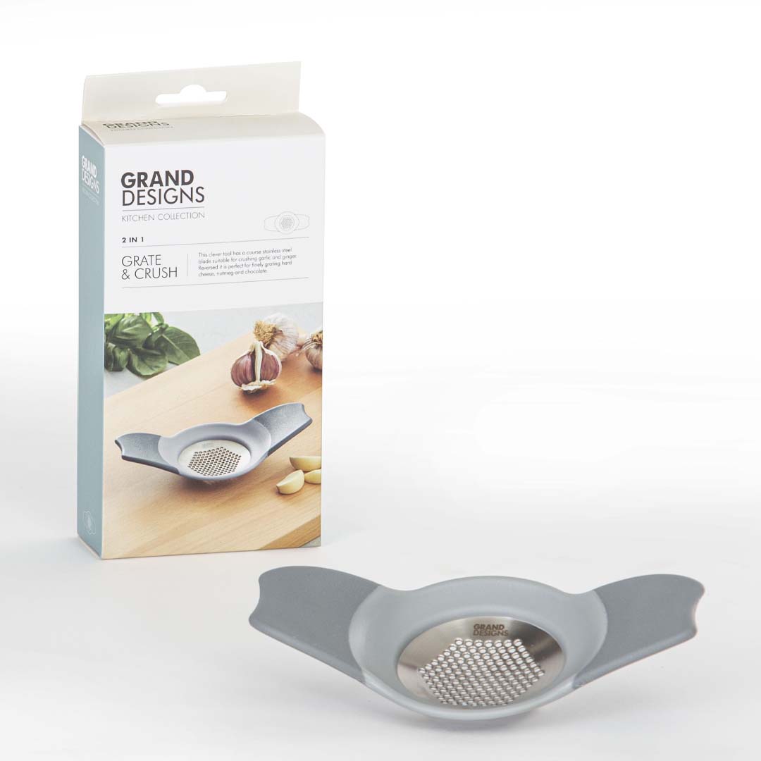 KITCHEN GRATE & CRUSH | 2 IN 1 GARLIC CRUSHER