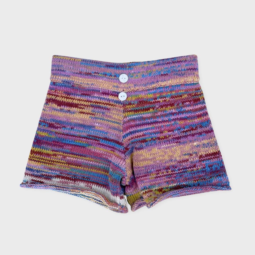 Knitted Shorts | Rainbow