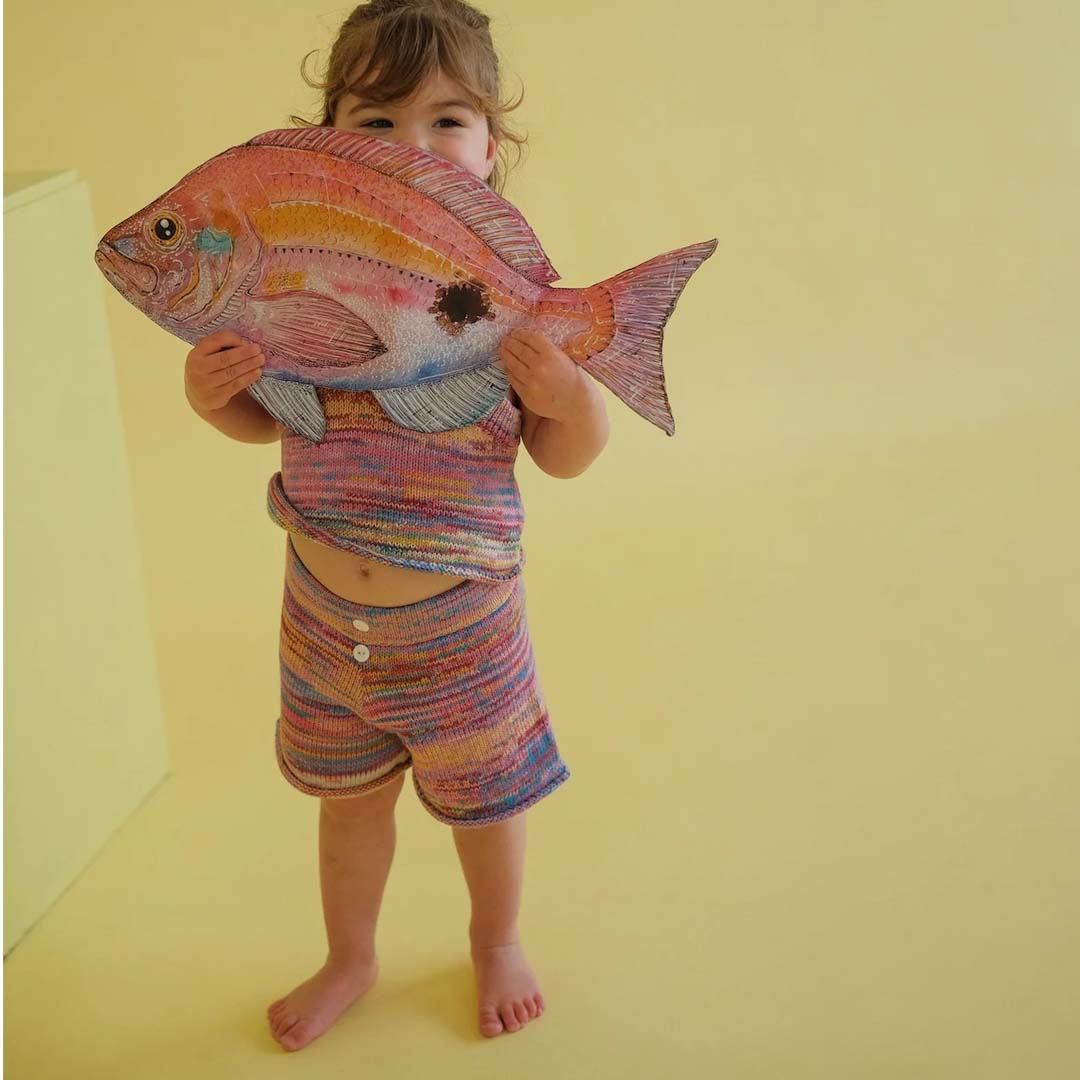 Knitted Singlet Top | Rainbow
